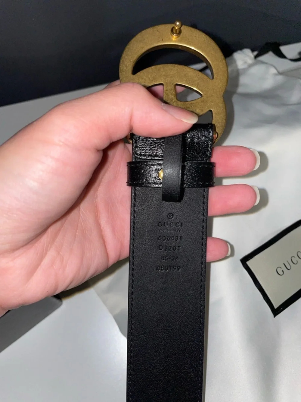 Gucci signature belt
